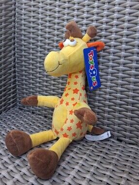 Toys"R"Us Yellow & Orange Star Giraffe Plush